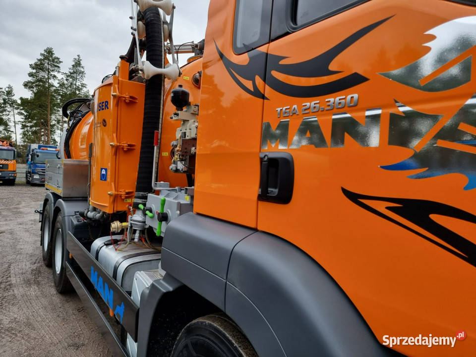 MAN KAISER WUKO RECYKLING DO CZYSZCZENIA KANAŁÓW Daleszyce