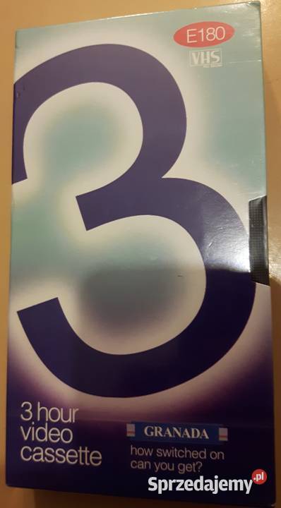 Kaseta VHS Granada E180 1 Folia Lutomiersk