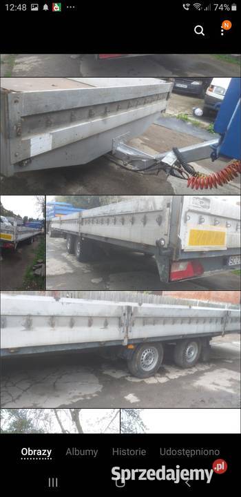 Przyczepa Konar dmc 35 t na poduszkach tandem Tarnobrzeg