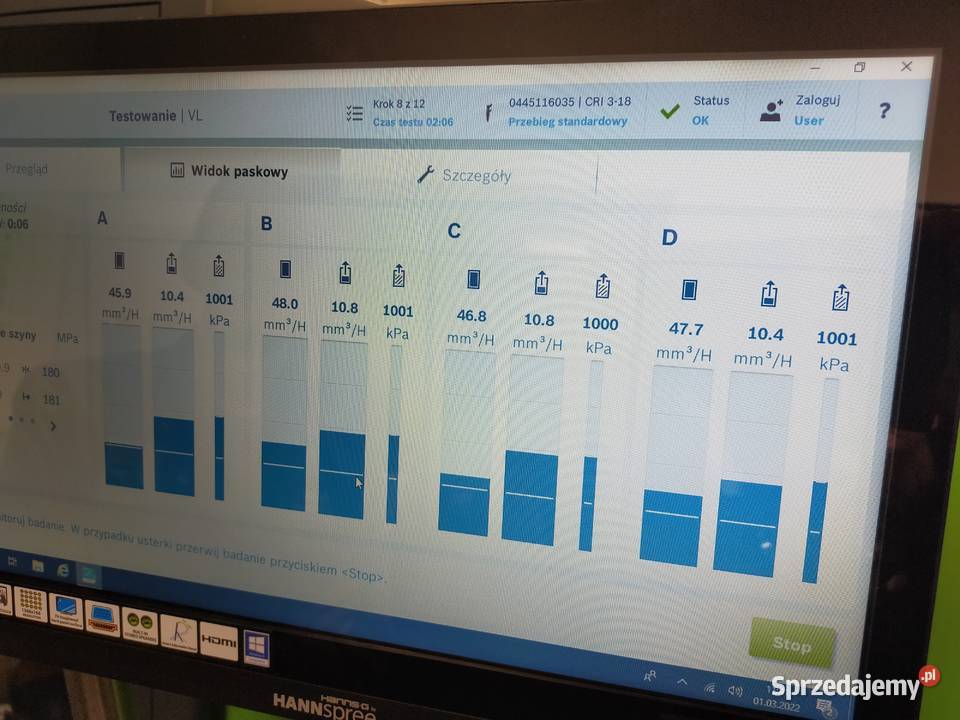 Dci 700 tester wtryskiwaczy Bosch Testery  i mierniki