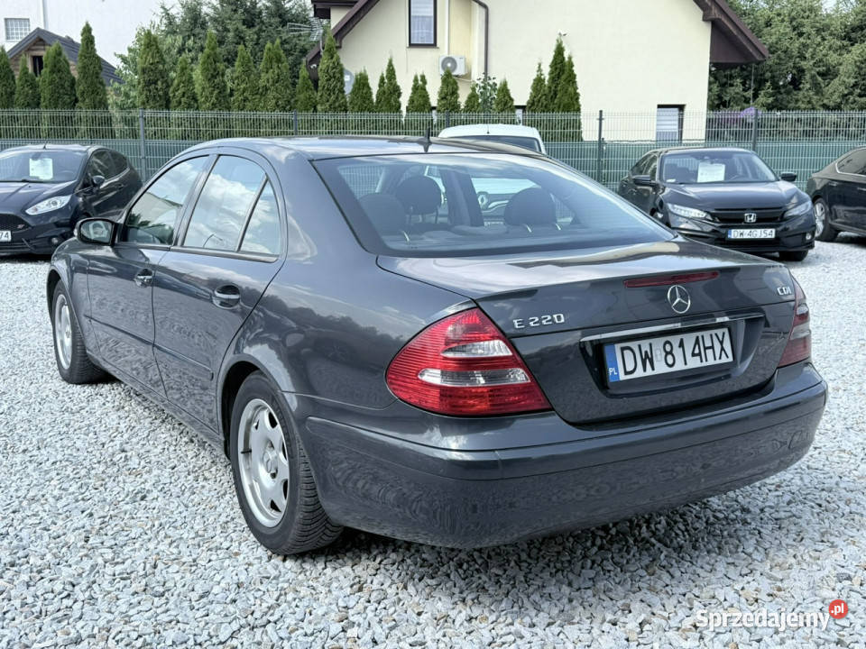 Mercedes E 220 22 CDI 150 2002r klimatyzacja wielofunkcyjna kierownica Wrocław