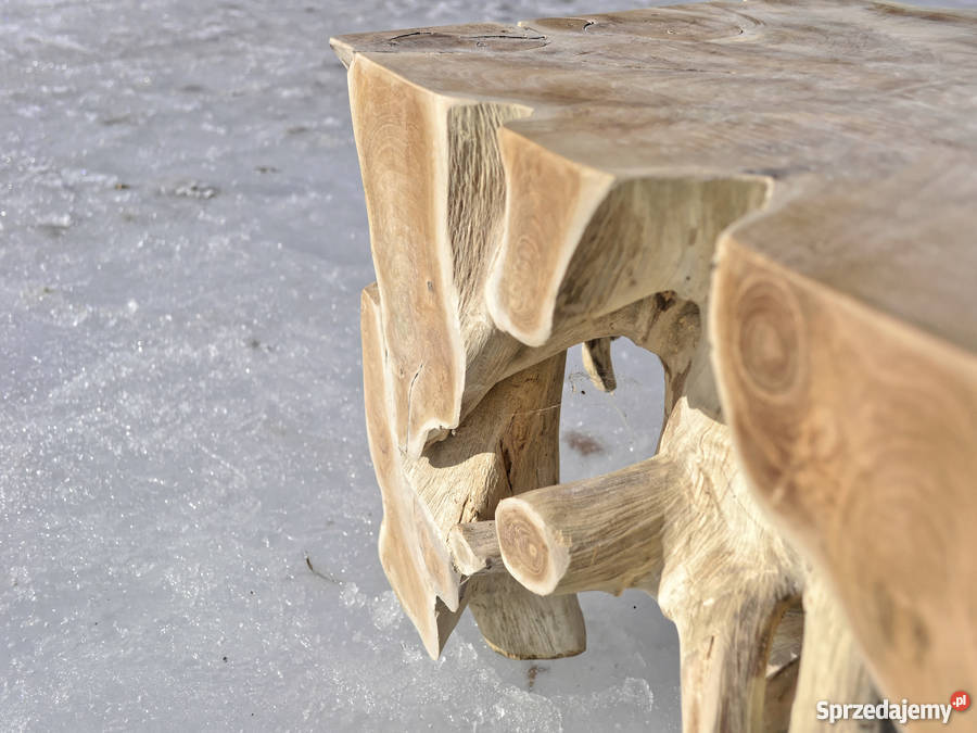 Stolik drewniany z korzenia 50 X 50 dolnośląskie Wrocław