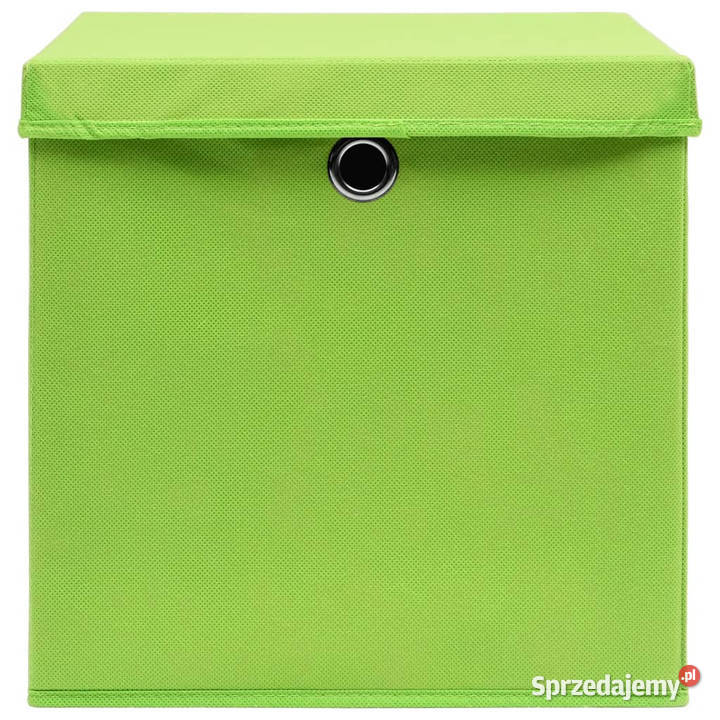Pudełka z pokrywami 4 28x28x28 zielone WM325228 Warszawa