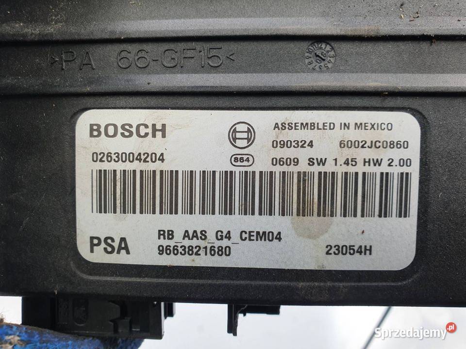 MODUŁ PDC PEUGEOT 308 CC 0263004204 Lipno