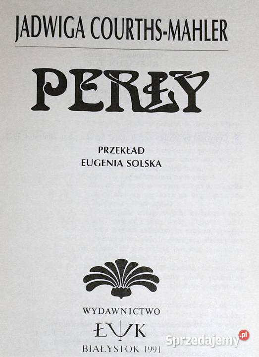 Perły Jadwiga CourthsMahler Chełm