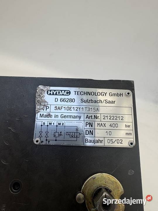 Hydac SAF10E12Y1T315A 2122212 Safety block Warszawa