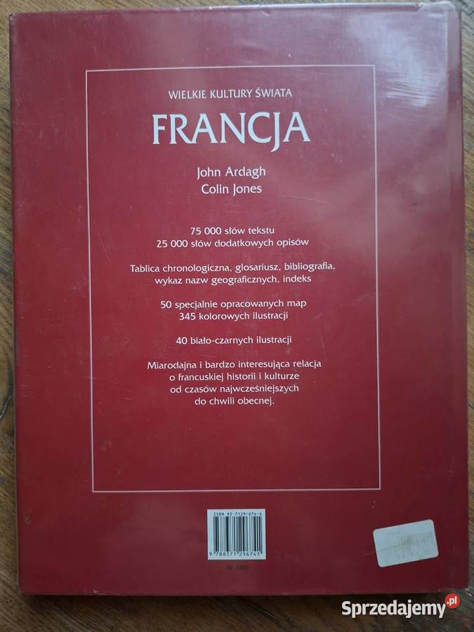 Wielkie Kultury Świata Francja J Ardagh C Jones twarda z obwolutą małopolskie Kraków