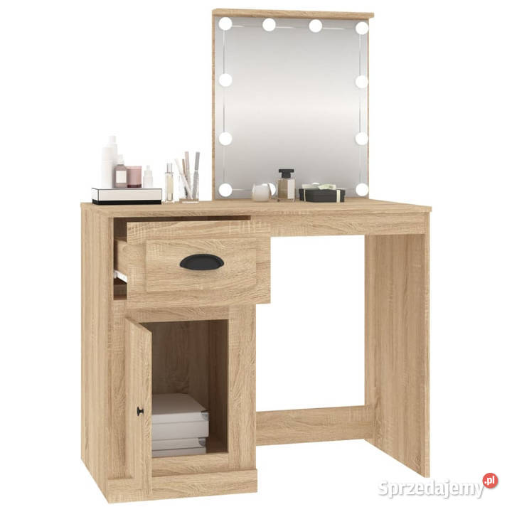 Toaletka z LED dąb sonoma 90x50x1325 WM816771 Warszawa