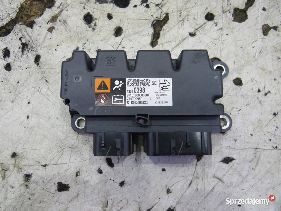 SENSOR AIR BAG AIRBAG OPEL ASTRA V K 13510398 osobowe