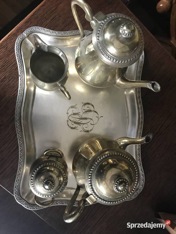 Stylowy komplet artdeco Antyczny zestaw kawowy Tarnów