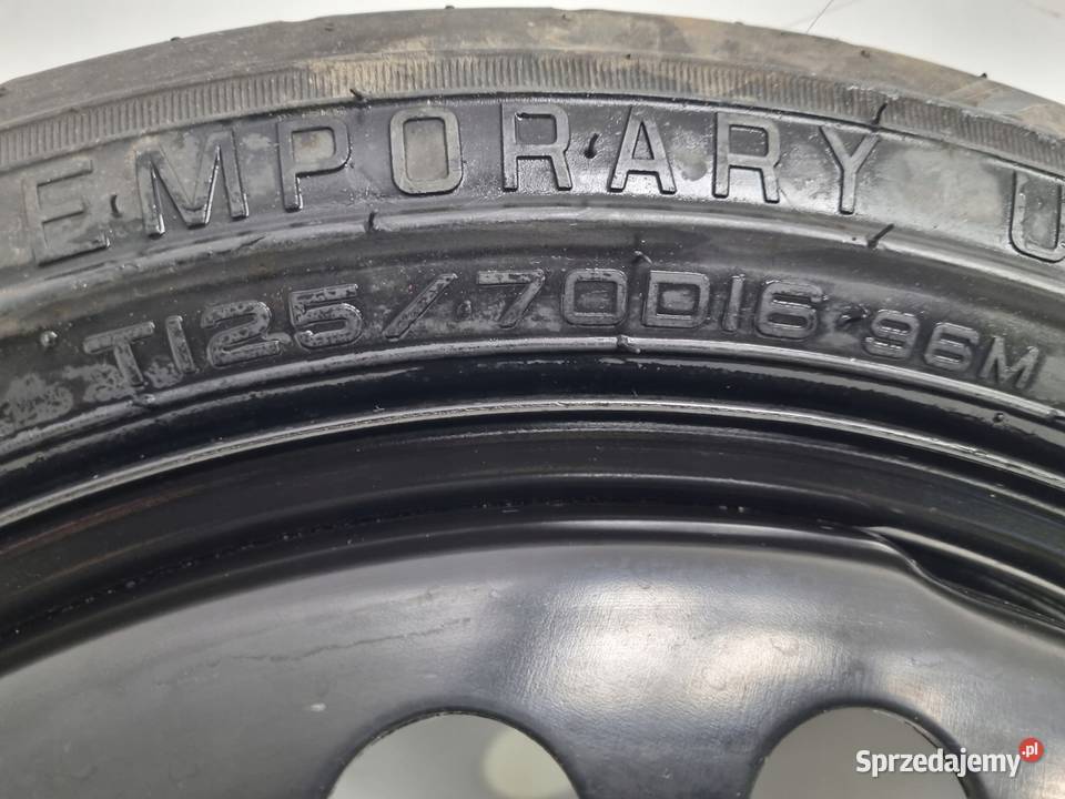 KOŁO DOJAZDOWE Opel Mokka Zafira 12570 R16 5x105 lubelskie Chełm