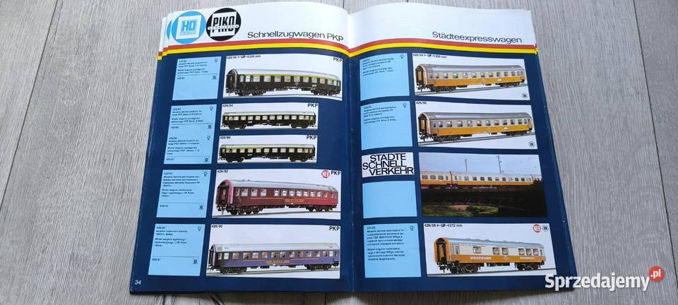 PIKO MODELLBAHN STARY KATALOG Z MODELAMI Bytom