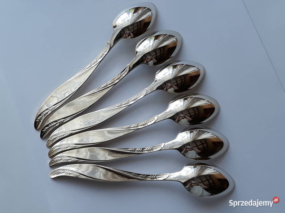 Posrebrzane łyżeczki do herbaty AMERYKAŃSKI Dąbrowa Górnicza