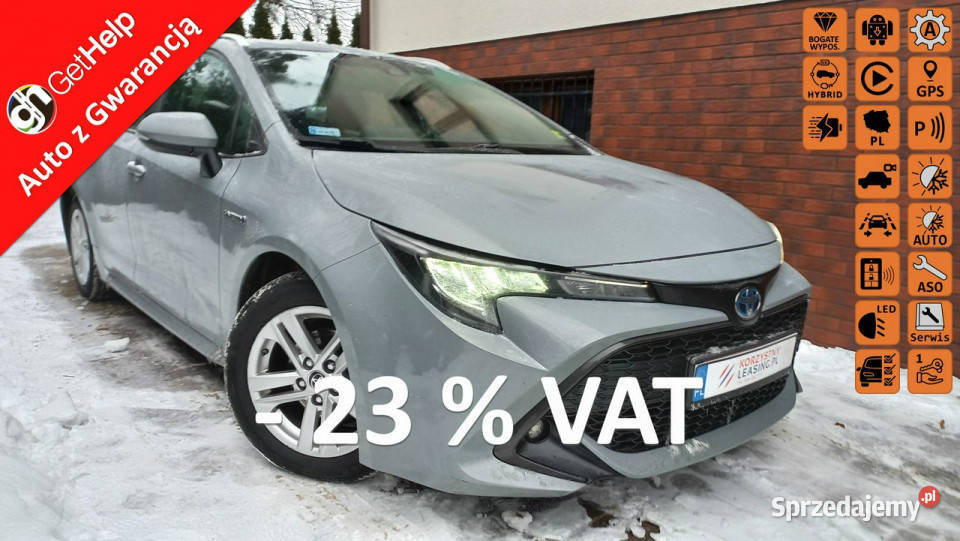 Toyota Corolla Comfort eCVT 18 Hybryda Pełna immobilizer Gdańsk