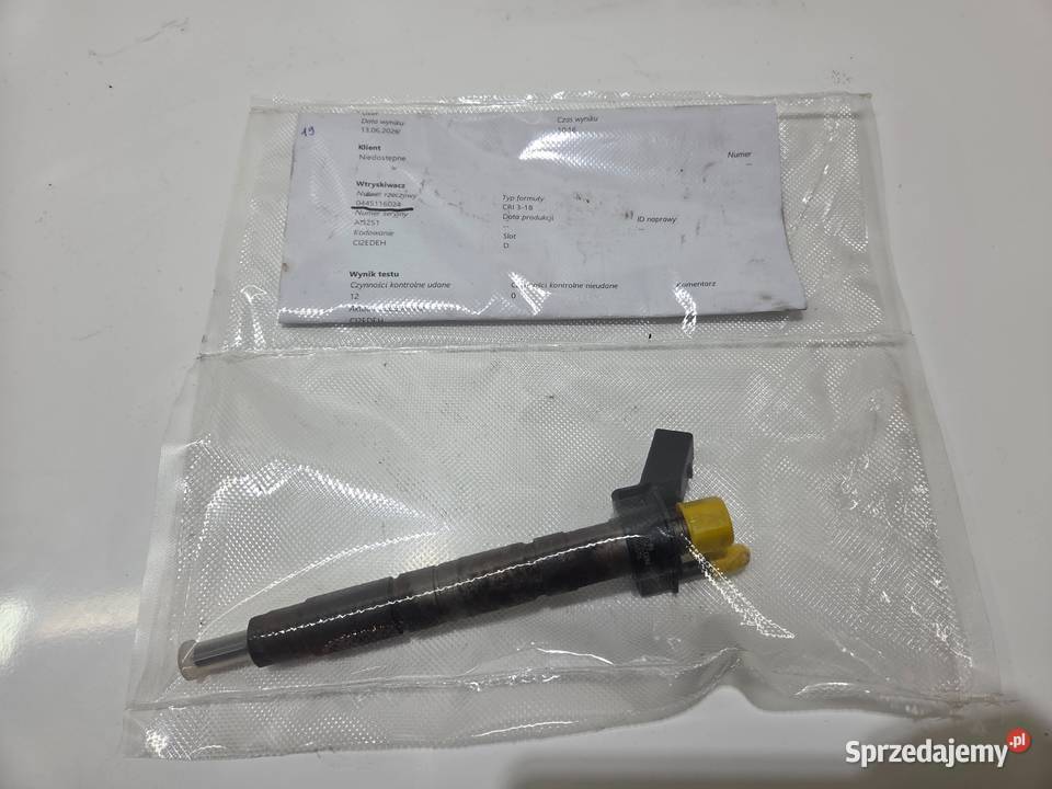 WTRYSKIWACZ BMW E60 20 D N47 0445116024 Strzyżewice