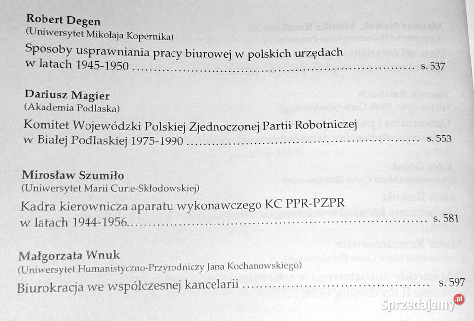 Dzieje biurokracji na ziemiach polskich Tom 1 Chełm