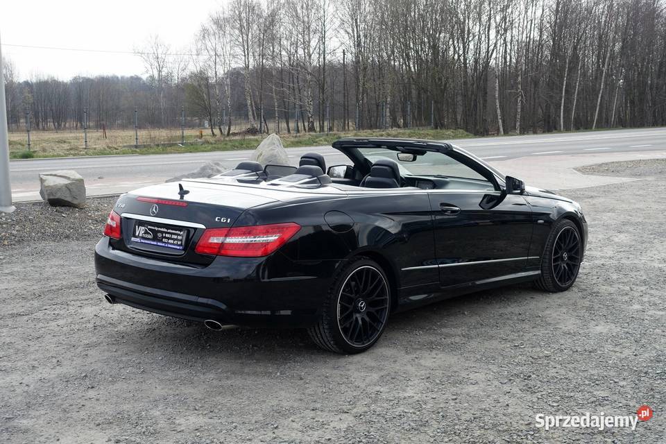 MERCEDES E350CGI 292 KABRIO AVANTGARDE FULL radio śląskie Buczkowice