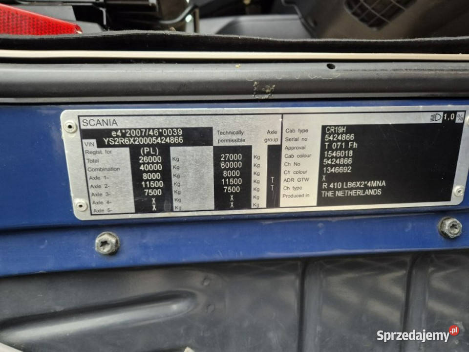 Scania R410 Komorniki