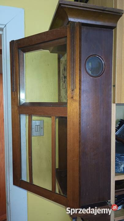 Stary zabytkowy zegar wiszący Gustav Becker drewno Koszalin sprzedam