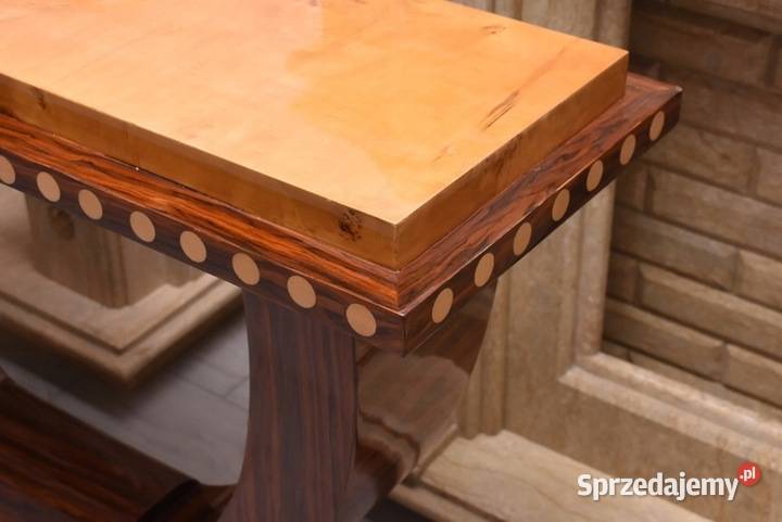 Drewniana Konsola Stolik Styl Art Deco Komoda Kraków sprzedam