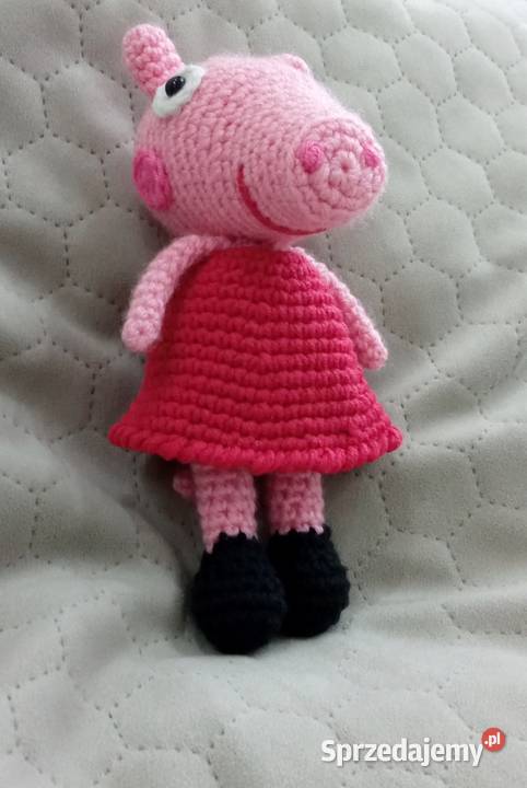 Świnka Peppa na szydełku Łask