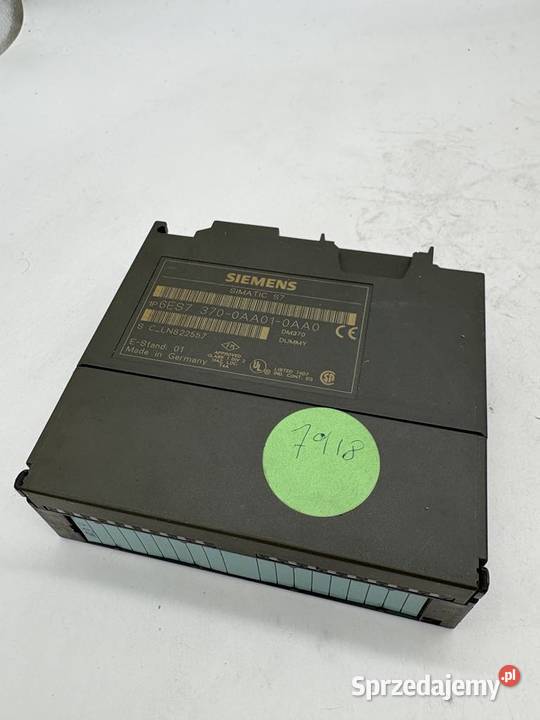 Siemens 6ES7 3700AA010AA0 Dummy Module Pozostałe mazowieckie