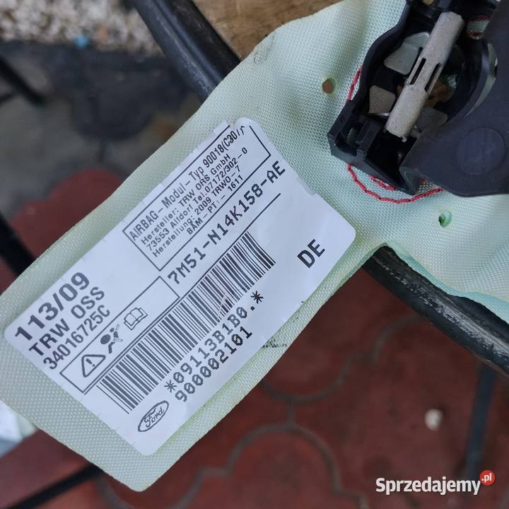 Kurtyna powietrzna LewaPrawa Ford Focus Mk2 FL Rok produkcji 2009 wielkopolskie Zbąszyń