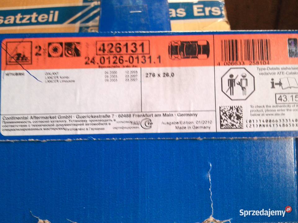 zestaw hamulcowy Chełm