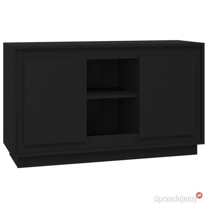 Szafka czarna 102x35x60 materiał drewnopochodny