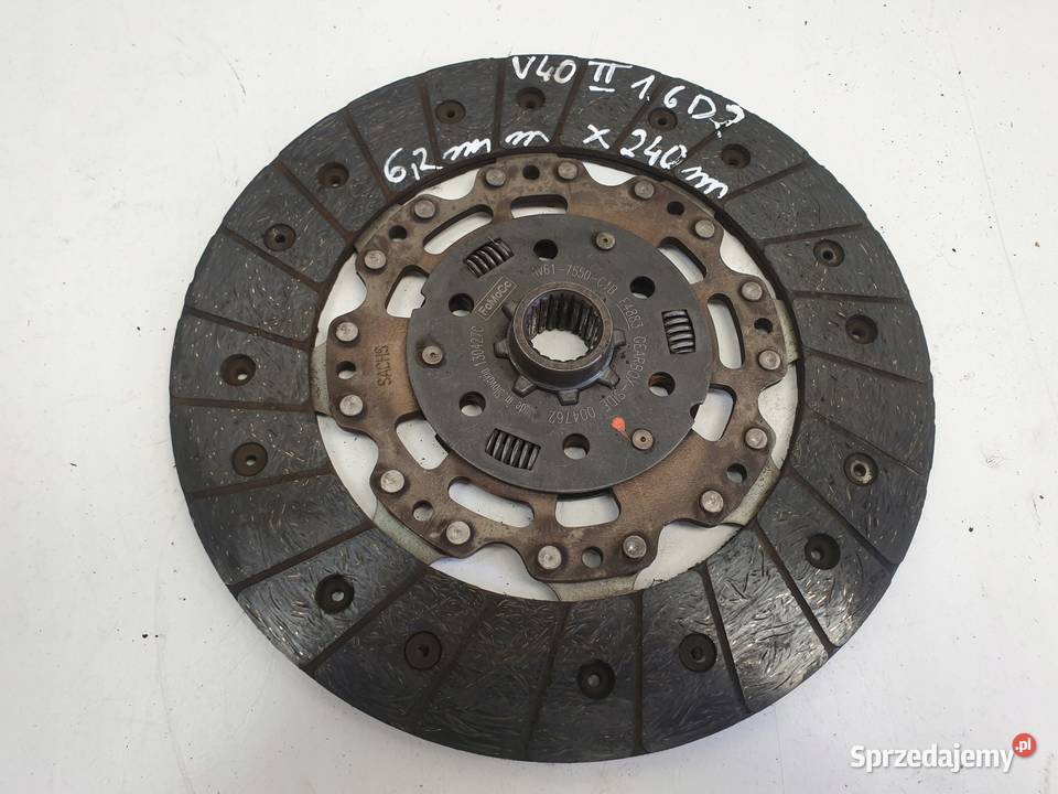 Volvo V40 II 16 D2 SPRZĘGŁO Tarcza docisk osobowe Chełm