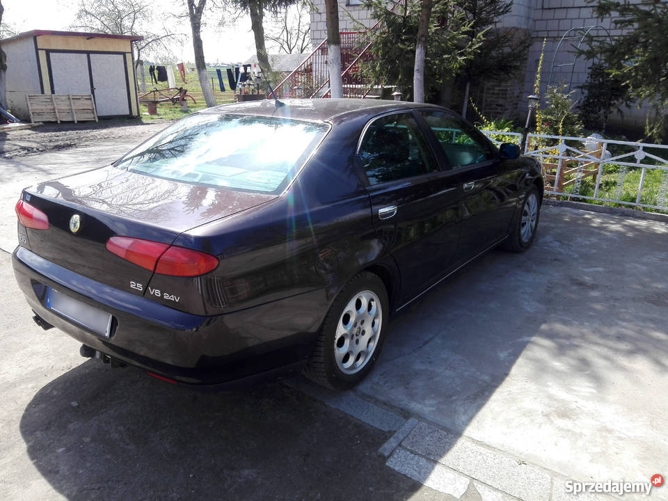 Alfa Romeo 166 25 V6 piękna i szybka limuzyna tempomat Krasne