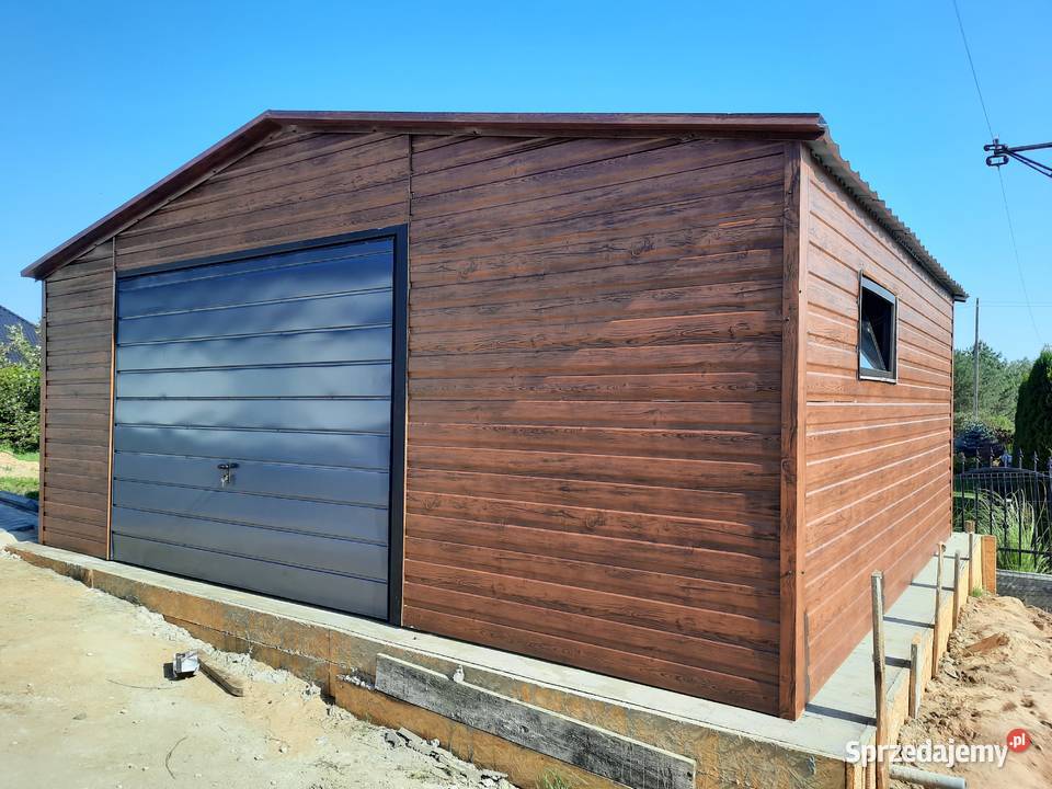 Garaż Blaszany 5x5 TANIO Blaszak Garaże Wiata Pszczyna