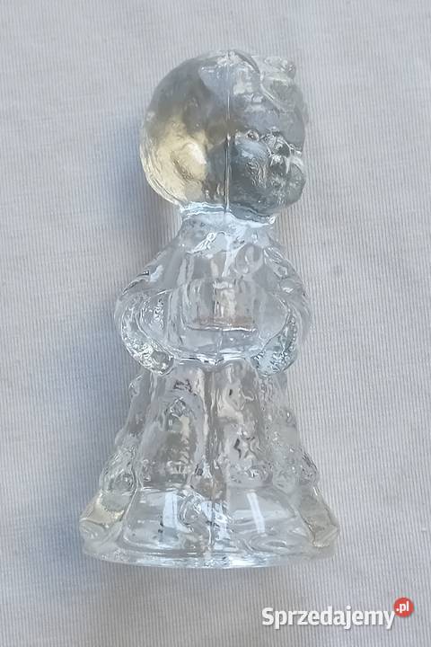 Szklana figurka świeczik Kosta Boda Biedermann Porcelana i szkło Porcelana i szkło Koźminek sprzedam
