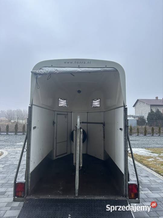 Przyczepa do przewozu 2 koni kat b dmc 1300 Alu Mokra