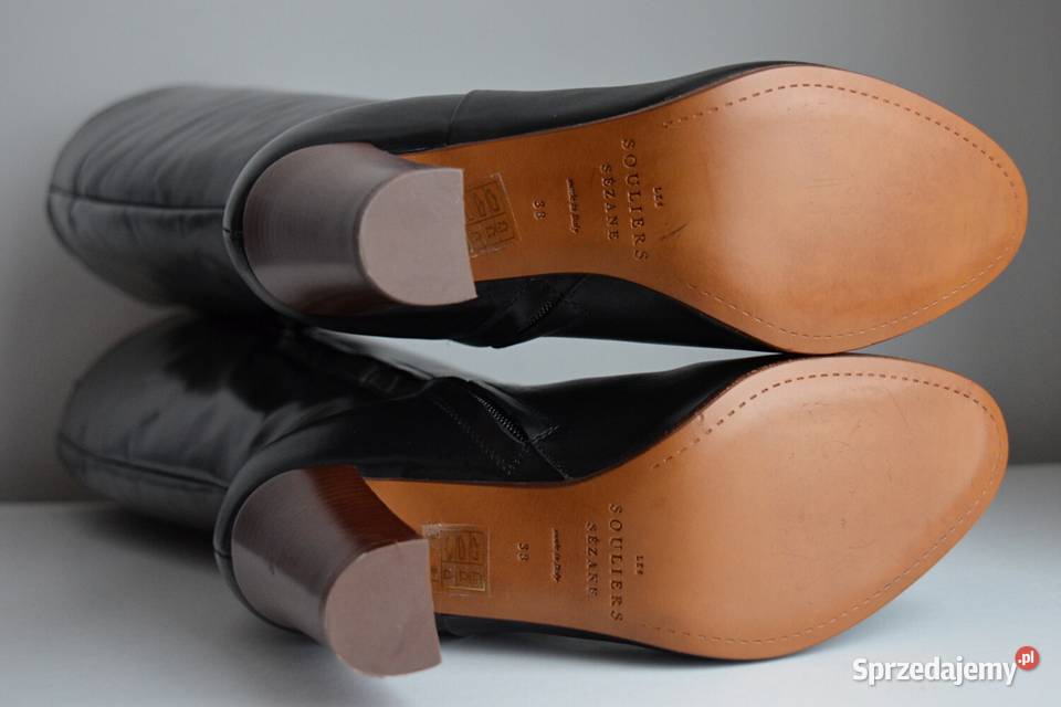 SZERSZA cholewka skóra klocek kozaki Sezane podlaskie Białystok