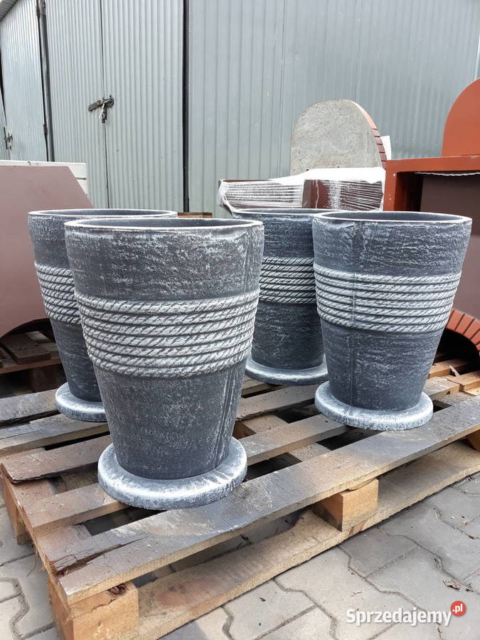 NOWOŚĆ Donica z betonu doniczki na taras do Rośliny