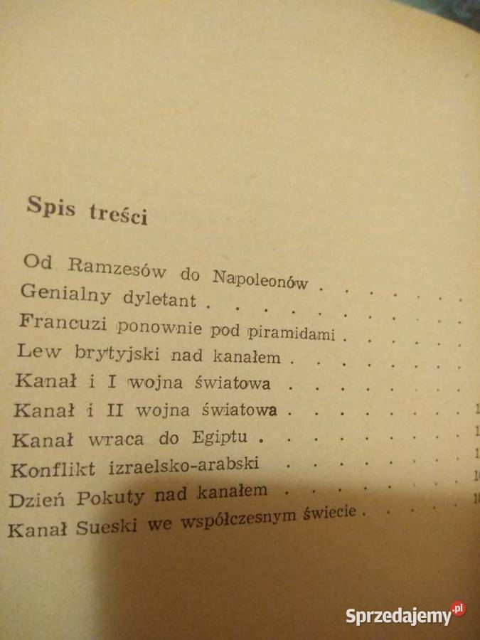 Pierwsze wydanie książki Kanał Sueski Bródno mazowieckie Warszawa