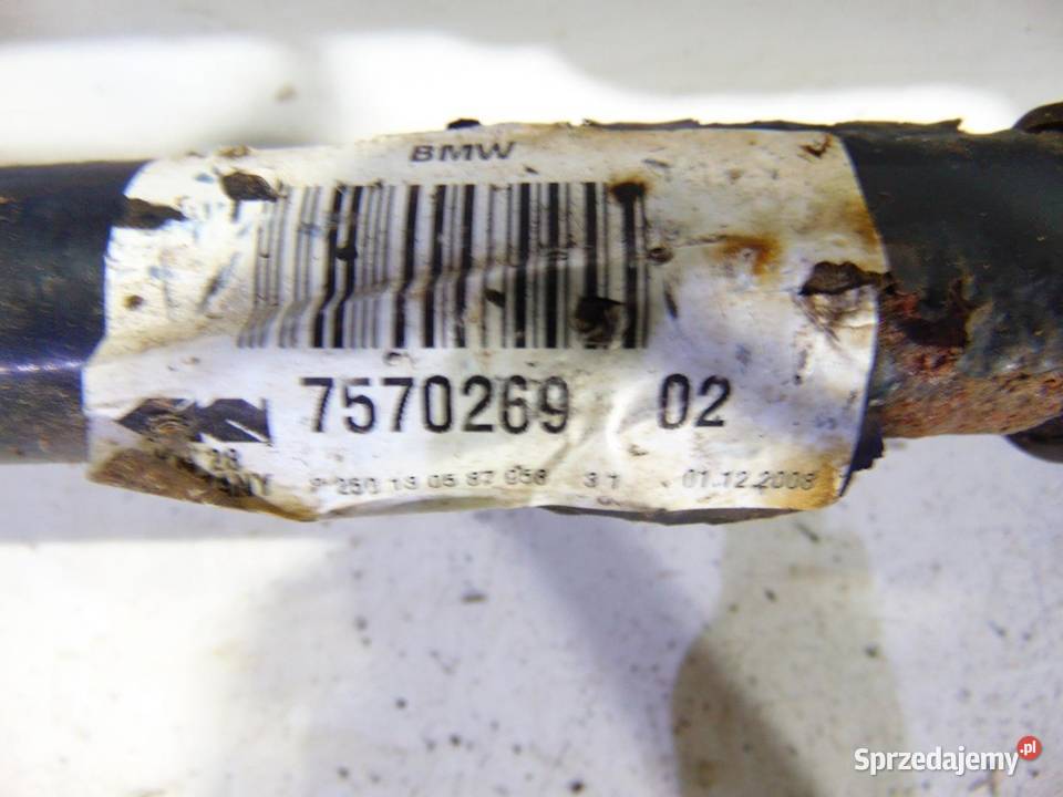 PÓŁOŚ PRAWA BMW E60 30 D 7529390 7570269 Półosie sprzedam