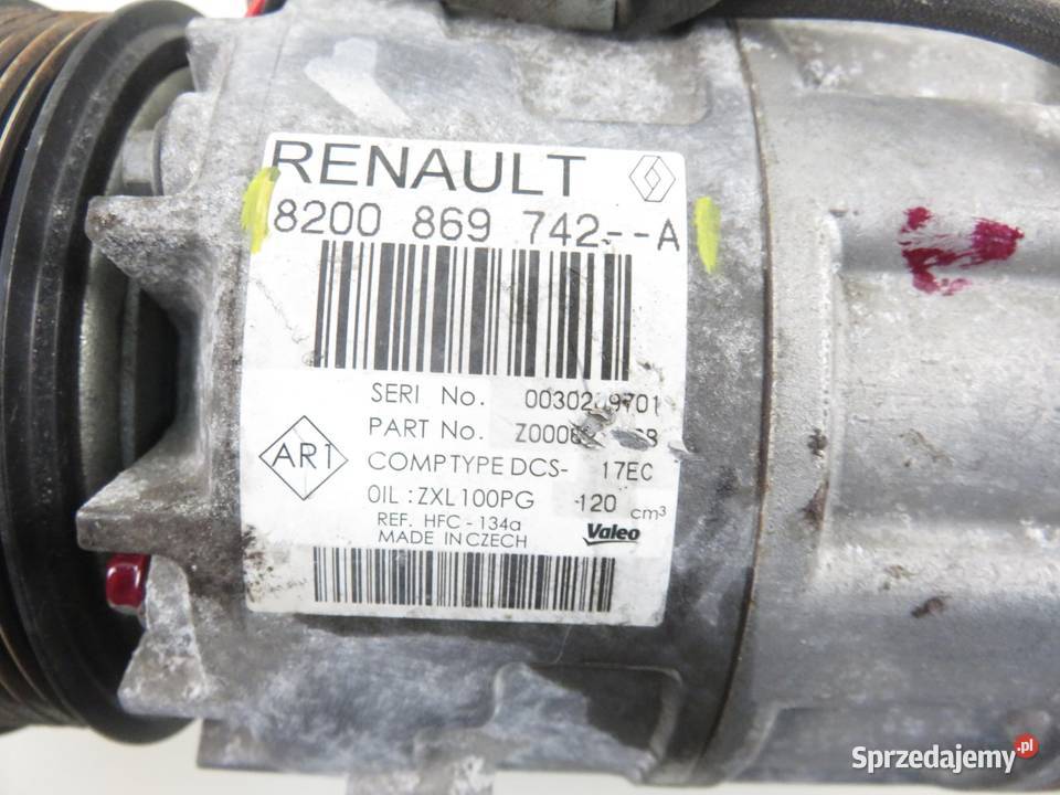 KOMPRESOR KLIMATYZACJI RENAULT SCENIC III 20 16V