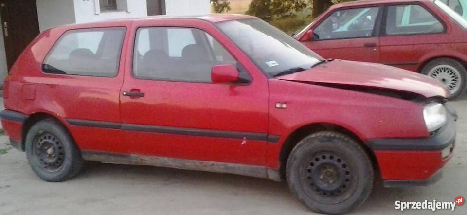 Golf 3 kolizji uszkodzony Samochody osobowe Lubraniec