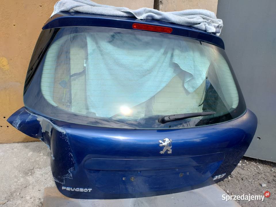 Klapa Peugeot 207 uszkodzona na części Katowice