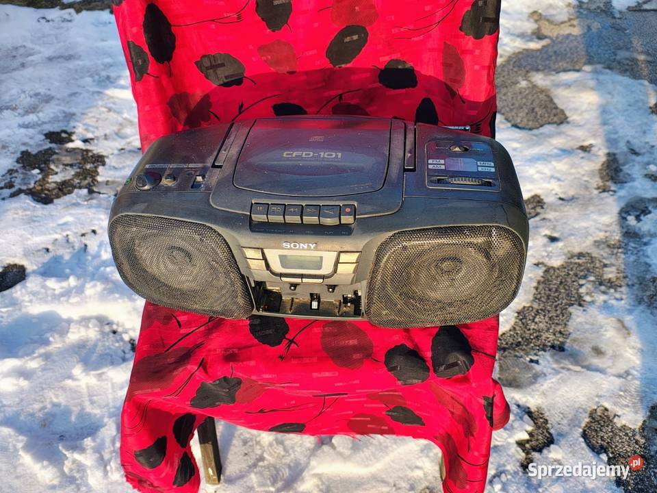 SPRAWNE Radio SONY cfd101 na budowę na działkę