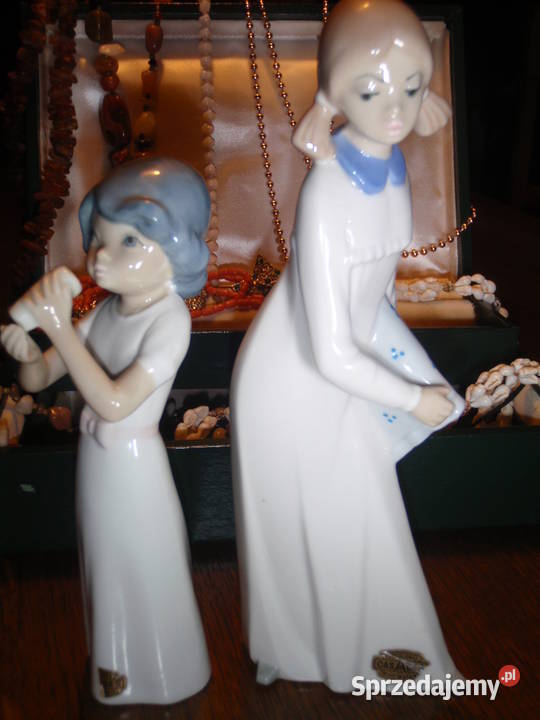 Hiszpanska porcelana Casades figurki dziewczat Kraków sprzedam