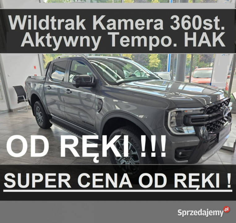 Ford Ranger Wildtrak 205 4x4 Roleta Kamera 360 klimatyzacja zachodniopomorskie Szczecinek