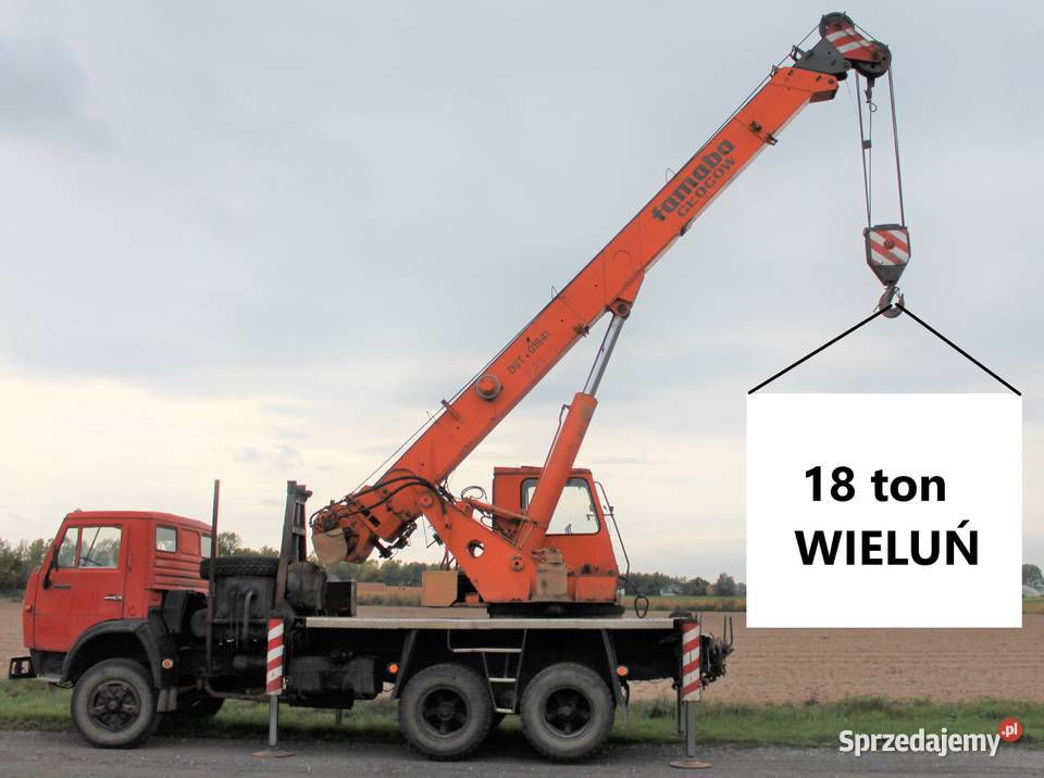 Usługi dźwigowe wynajem dźwigu DŹWIG WIELUŃ