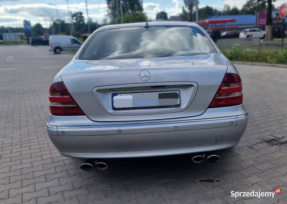 Mercedes w220 32 cdi chip 280hp super stan czujnik zmierzchu Łódź