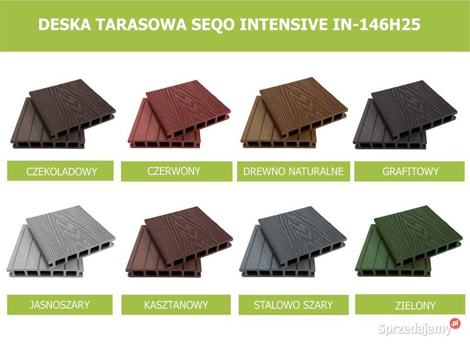 Deska Kompozytowa Tarasowa 146x25 długość 5m Ostrzeszów
