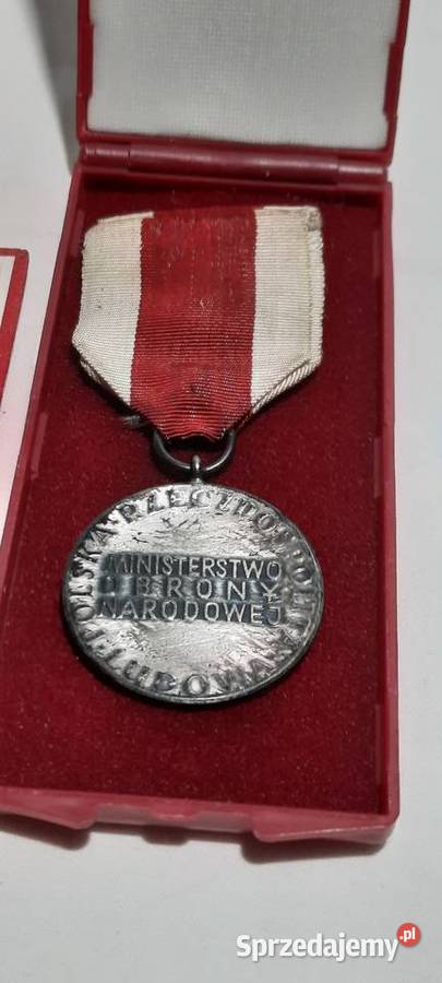 Srebrny medal zasługi obronności kraju s12 Warszawa