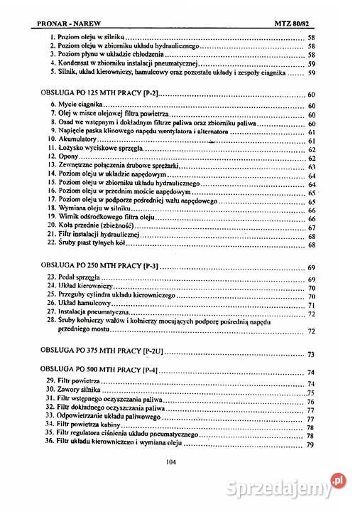 Instrukcja obsługi Pronar MTZ 80 82 Stalowa Wola