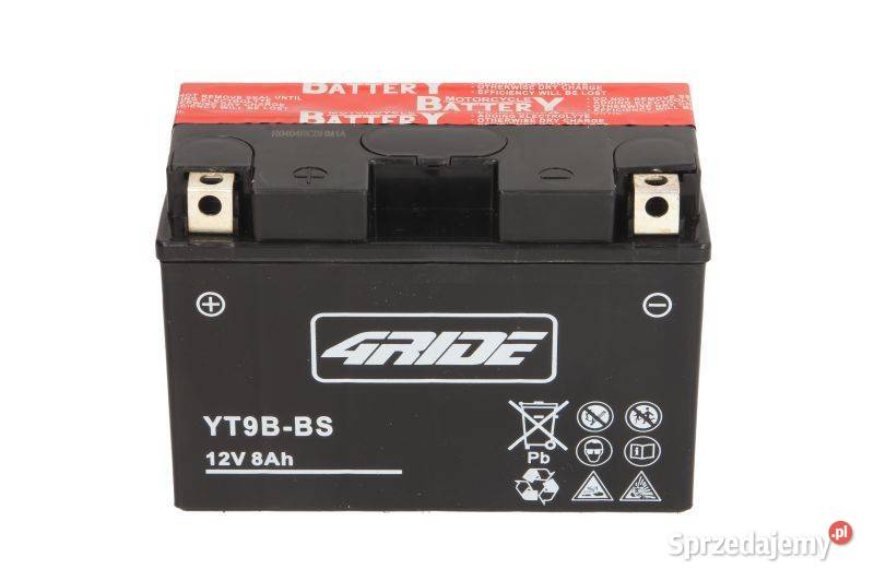Akumulator motocyklowy 4 RIDE YT9BBS 12V 8Ah Wrocław